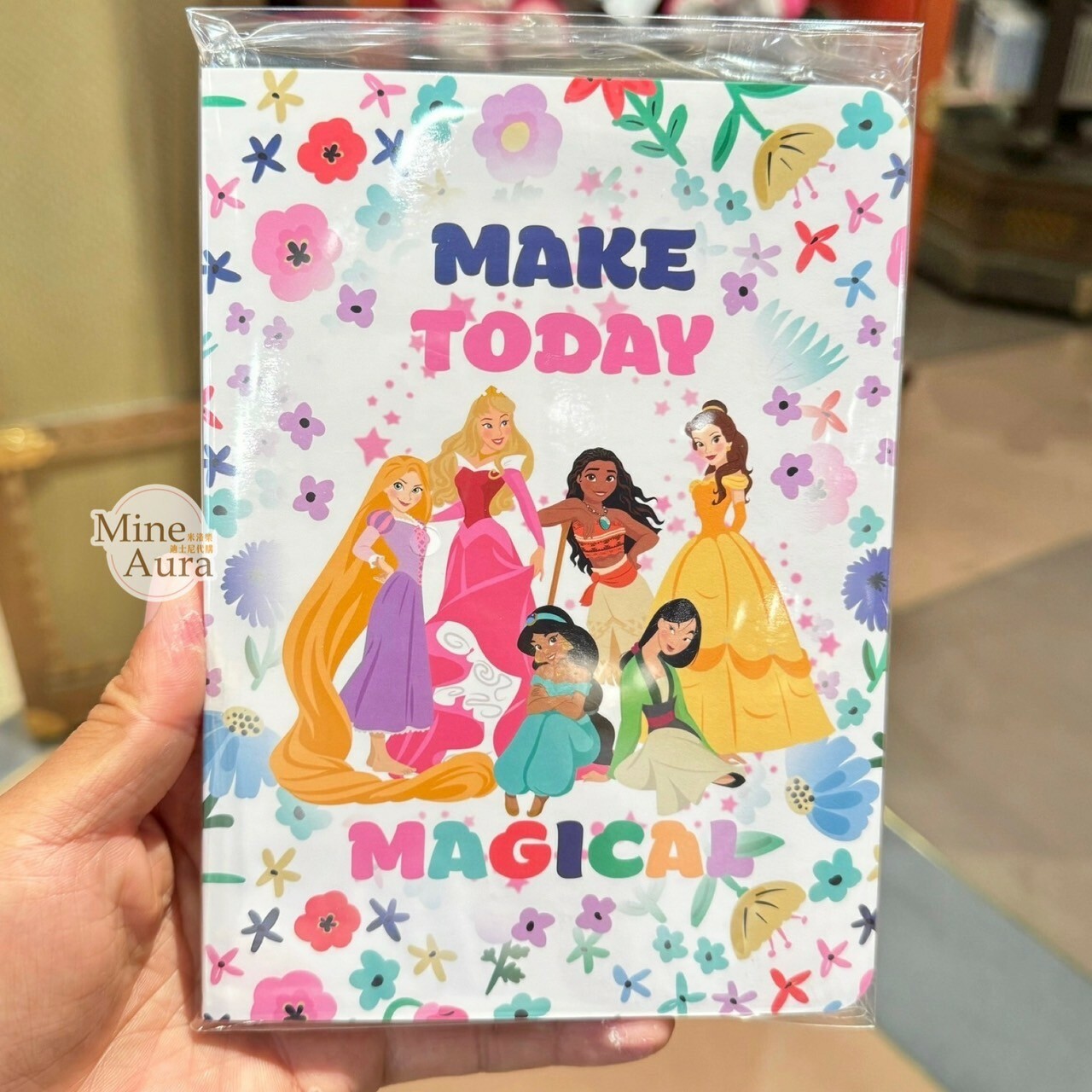 公主系列 Princess Line 公主集合 圖案 便條本 -上海迪士尼樂園