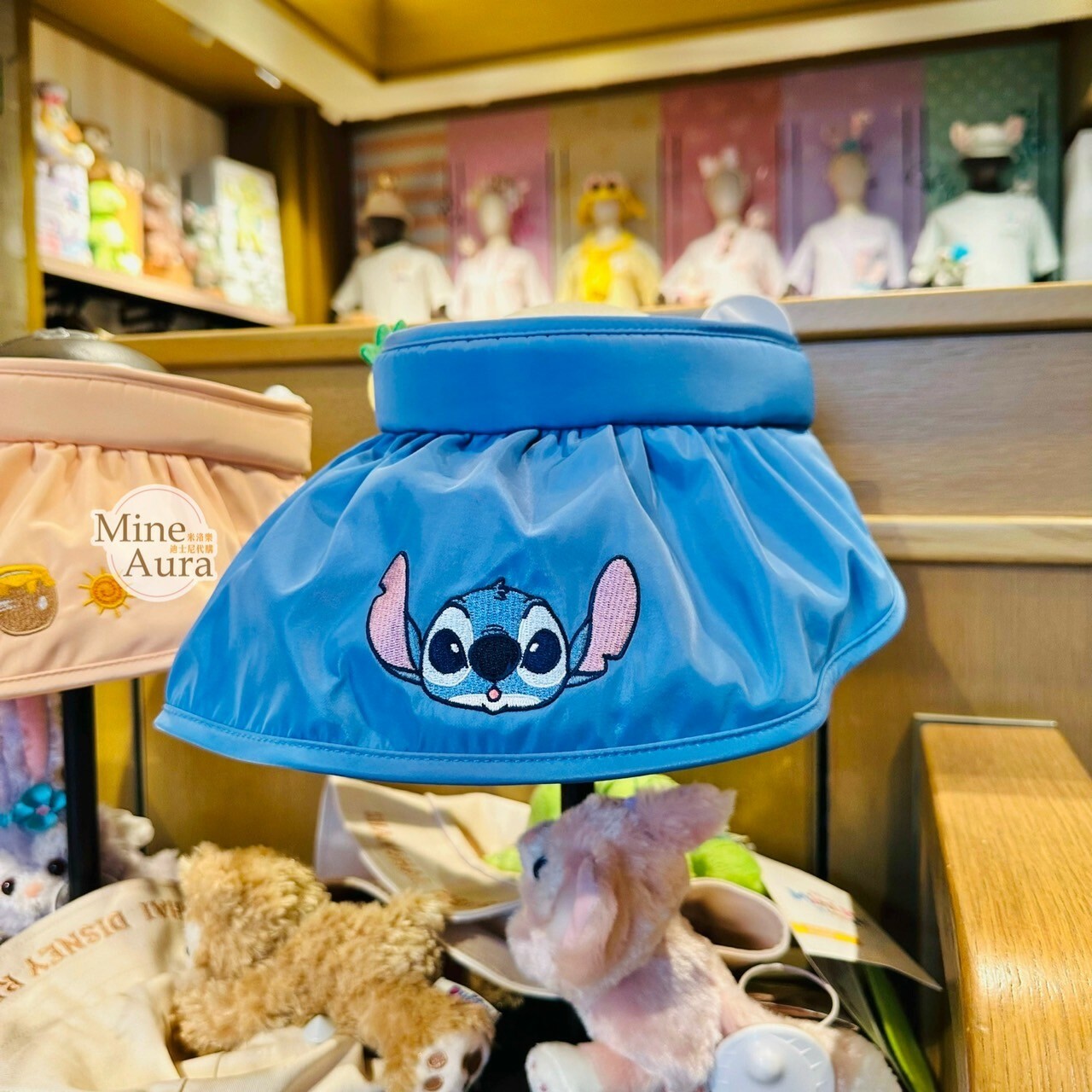 史迪奇 Stitch  刺繡大頭 鳳梨裝飾 造型 遮陽帽 帽子 星際寶貝 Lilo & Stitch -上海迪士尼樂園