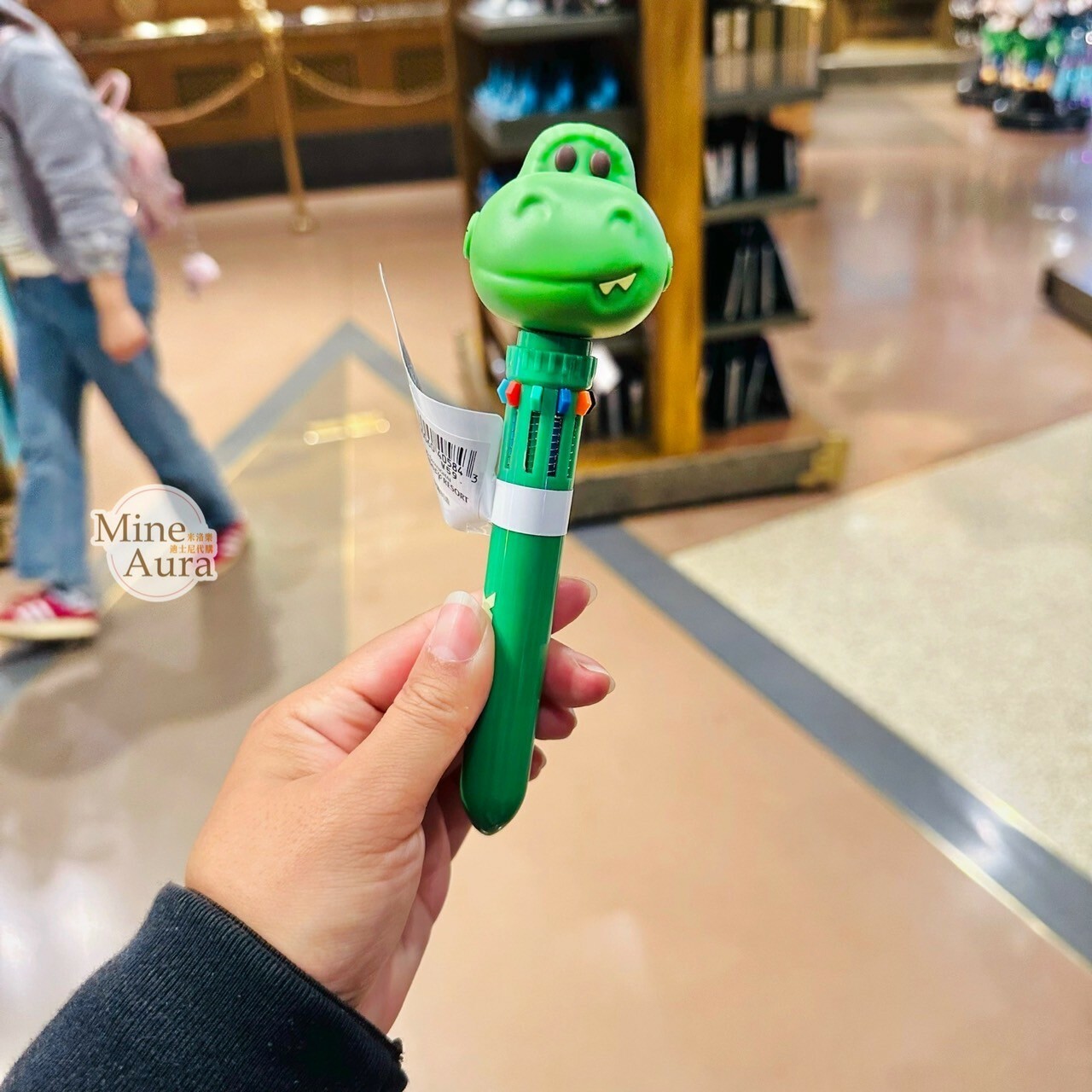 抱抱龍 Rex 大頭 造型 多色 圓珠筆 玩具總動員 Toy Story -上海迪士尼樂園