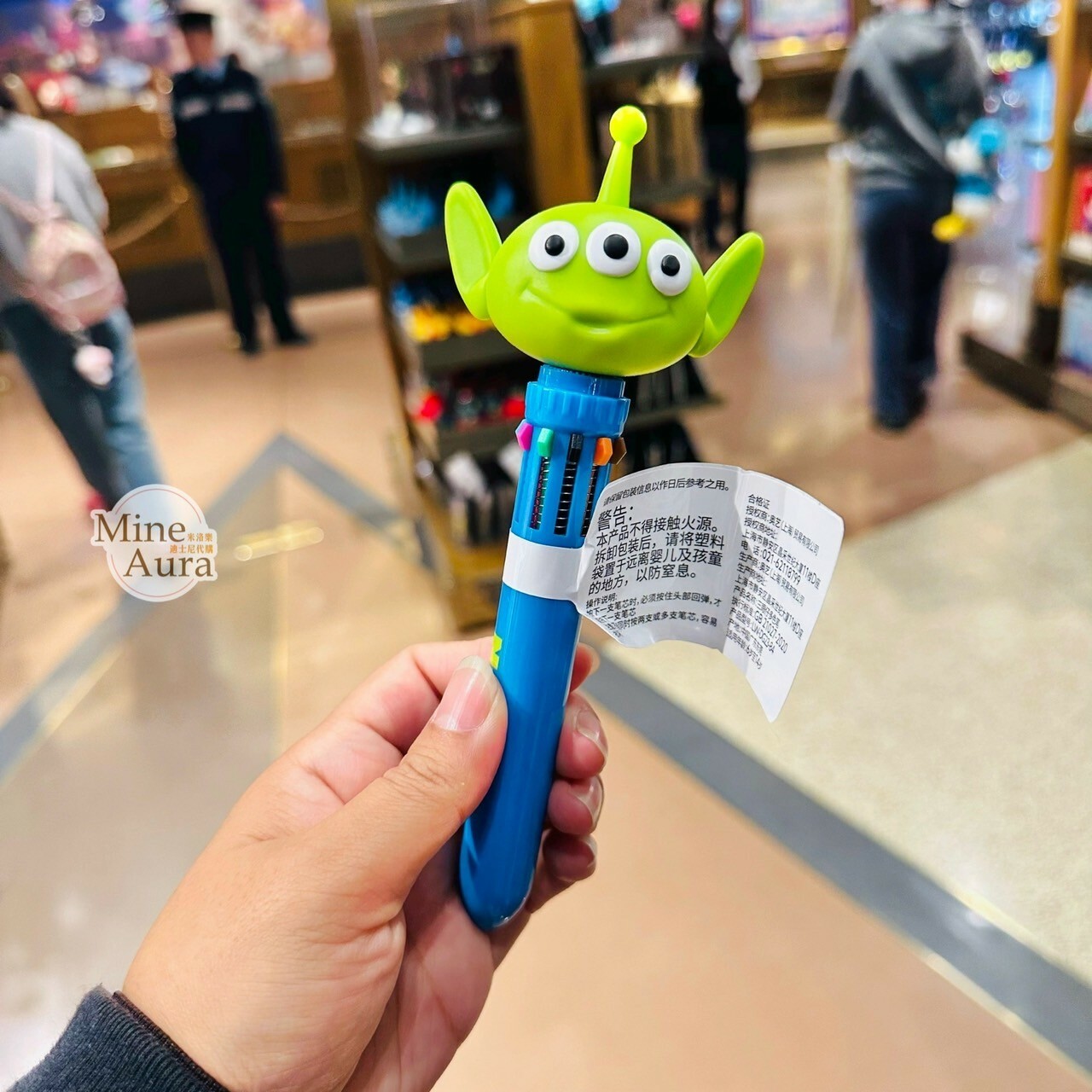 三眼怪 Alien 大頭 造型 多色 圓珠筆 玩具總動員 Toy Story -上海迪士尼樂園