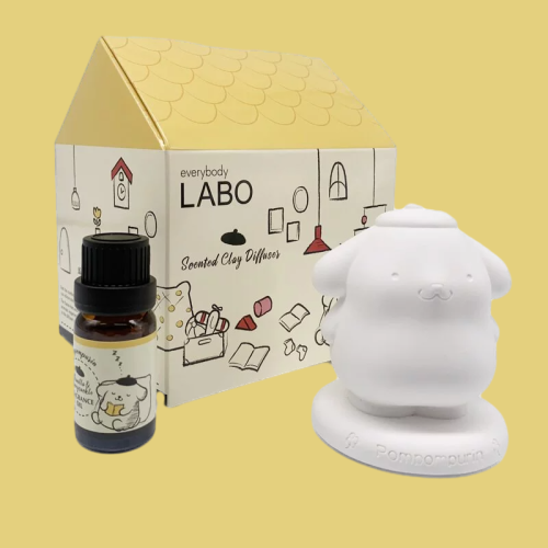 SANRIO characters everybody LABO香薰連立體Pompompurin（布甸狗）擴香石套裝