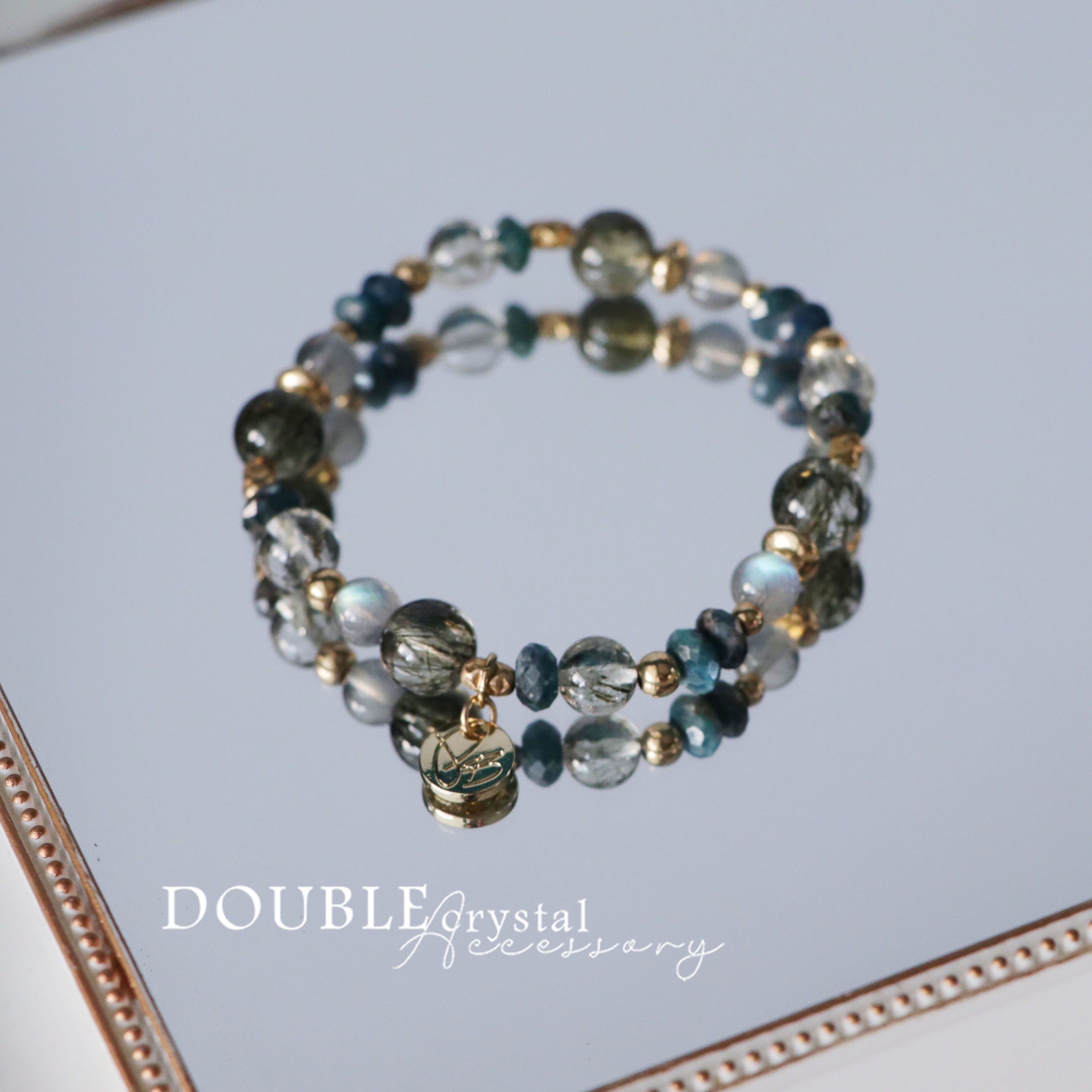 ☽◌* 微醺的午後／綠碧髮．藍磷灰．拉長石