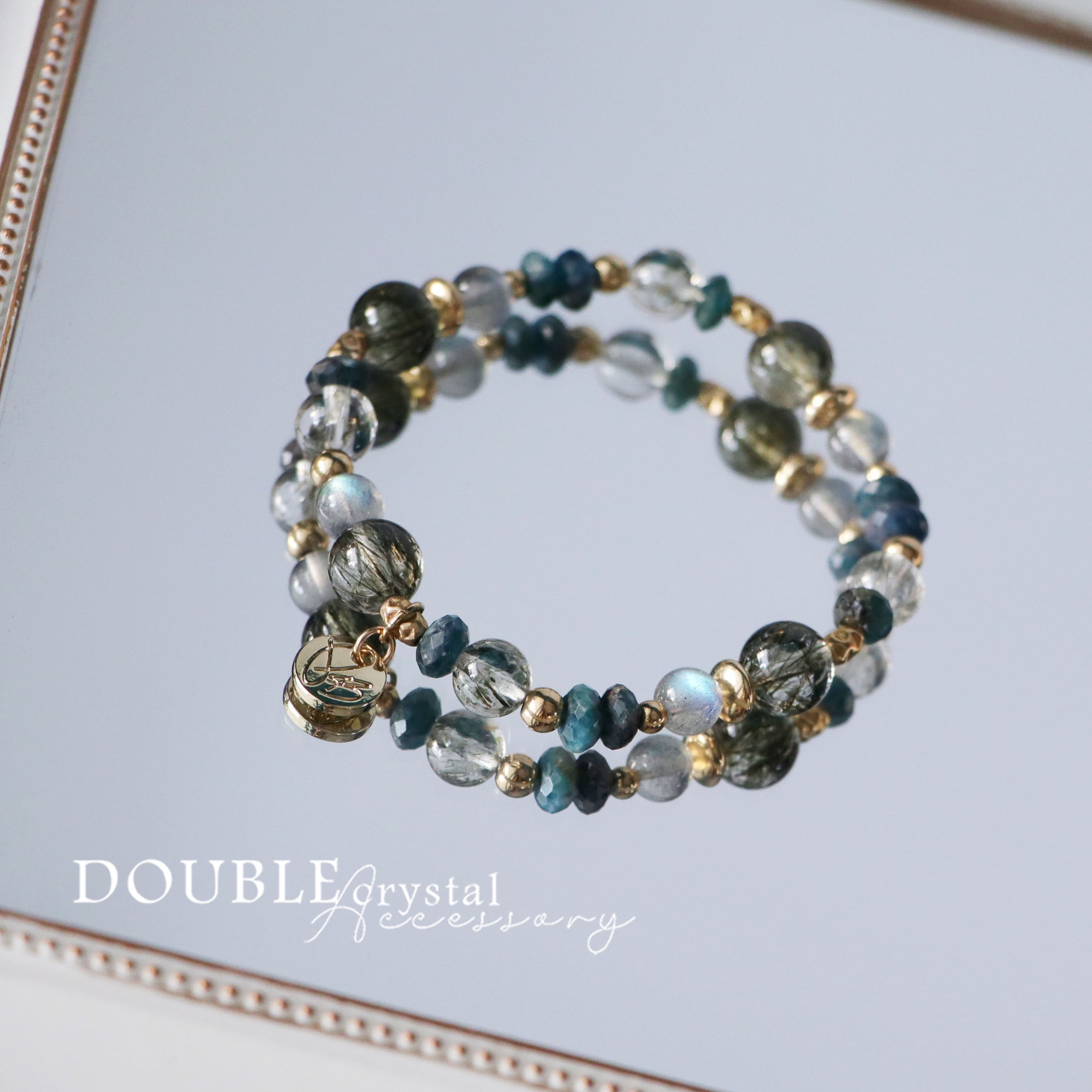 ☽◌* 微醺的午後／綠碧髮．藍磷灰．拉長石