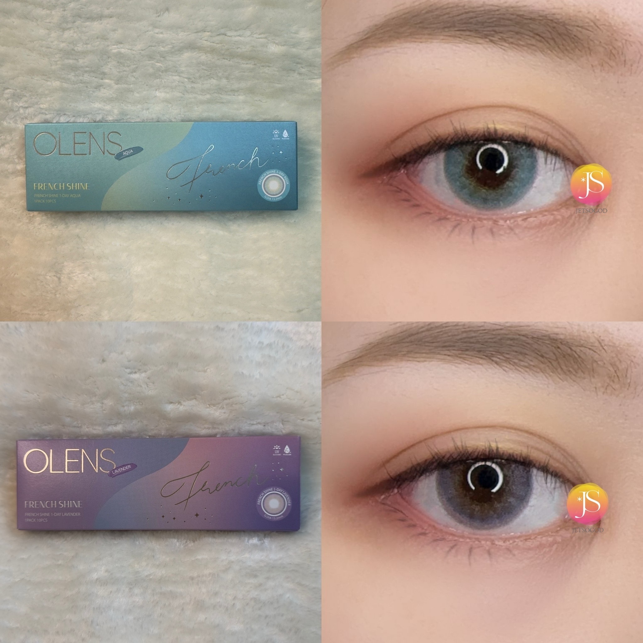 OLENS French Shine 1 Day (Aqua)(10片)