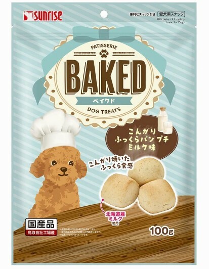 ($100x4)日本直送 Sunrise 小饅頭 - 牛奶味 100g