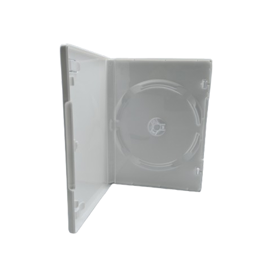 DVD盒 光碟收納盒 1片裝 2片裝 14mm PP材質 白色 厚的