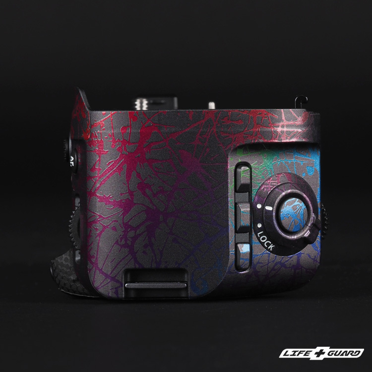 LIFE+GUARD 鏡頭貼膜安裝示意，適用 FUJIFILM VG-GFX100 II