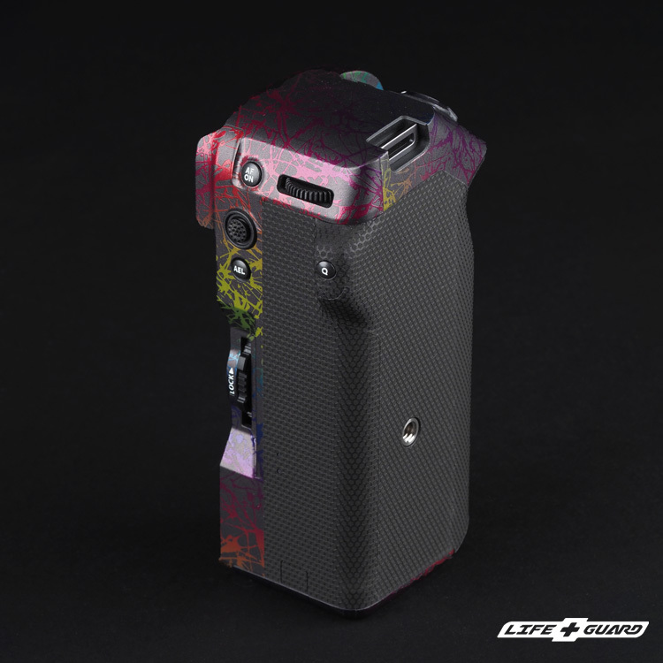 LIFE+GUARD 鏡頭貼膜安裝示意，適用 FUJIFILM VG-GFX100 II