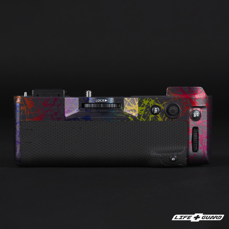 LIFE+GUARD 鏡頭貼膜安裝示意，適用 FUJIFILM VG-GFX100 II