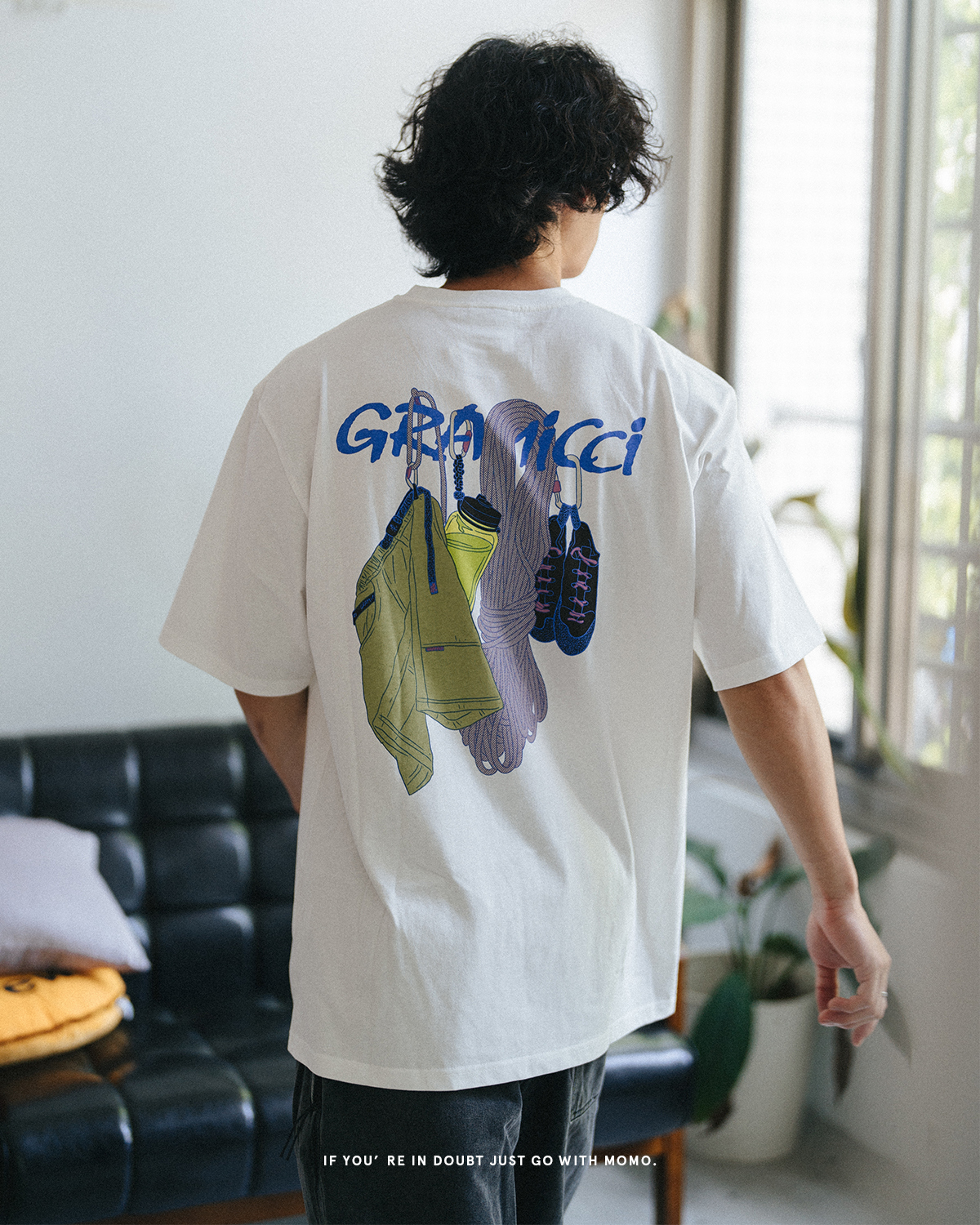 Gramicci EQUIPPED TEE 攀岩logo短袖 G4SU-T079 2色