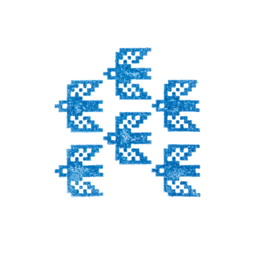 HITOTOKI 透明印章 單個 大尺寸 飛鳥｜KING JIM 日本