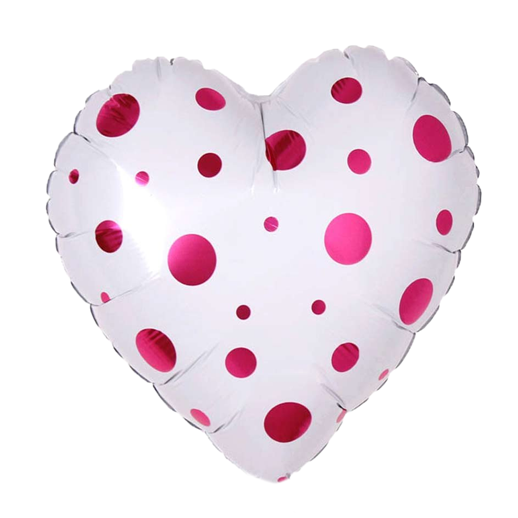 愛情系列丨白色粉點愛心