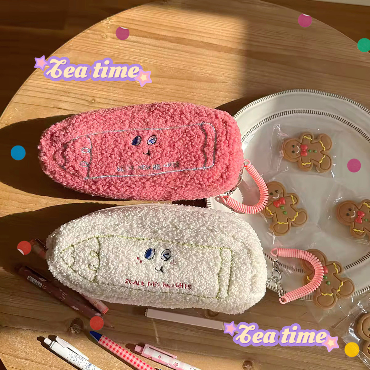 《4036》鉛筆造型毛絨絨拉鍊收納袋