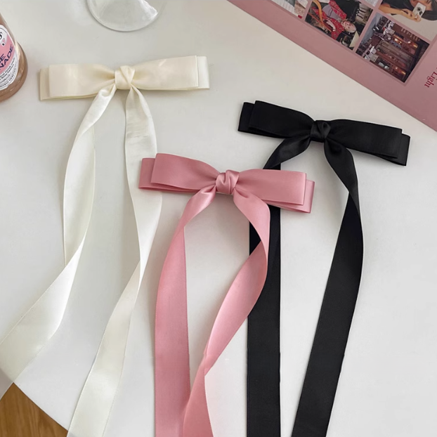 Sweet Extra-long Ribbon Hair Clip