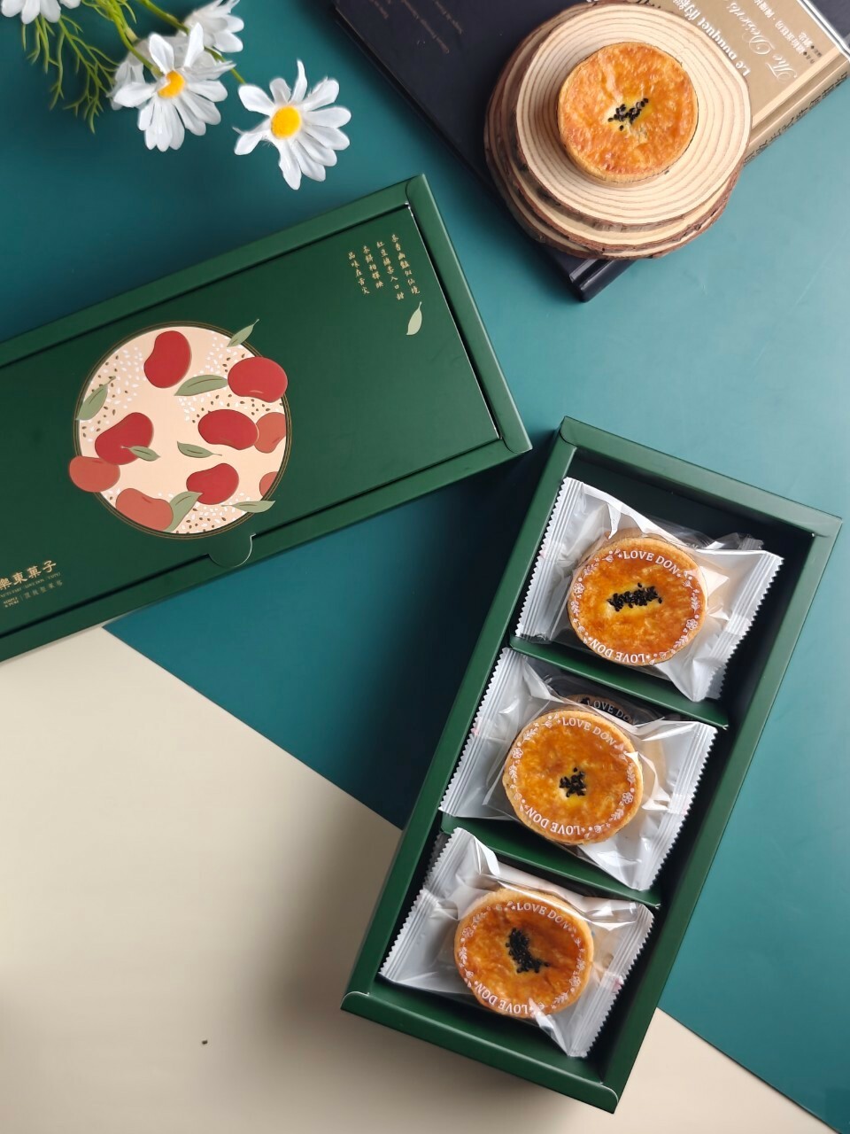 紅豆麻吉奶油餅-6入禮盒