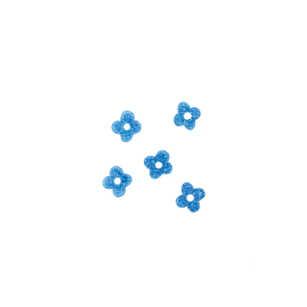 HITOTOKI 透明印章 單個 小尺寸 小花｜KING JIM 日本