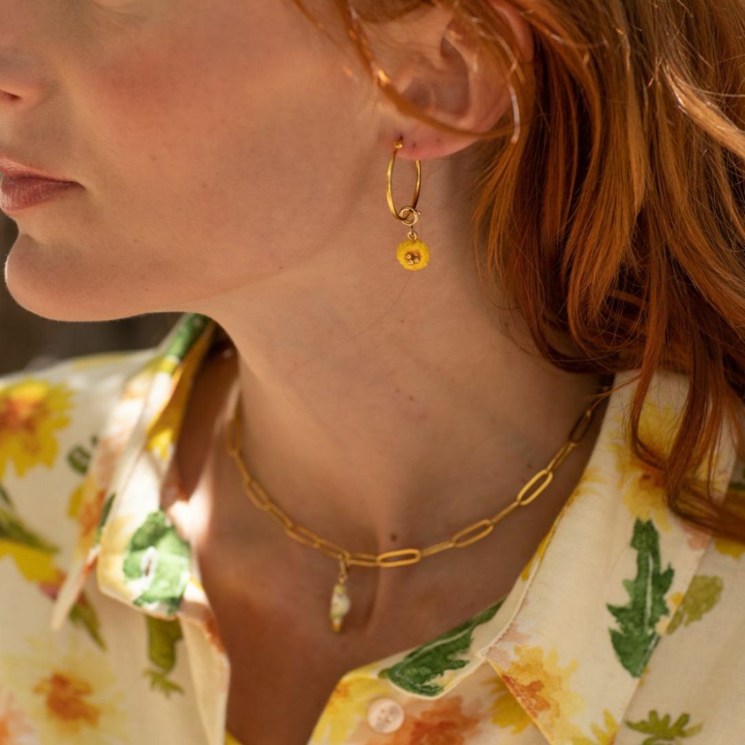 NACH 小黃蒲公英吊墜