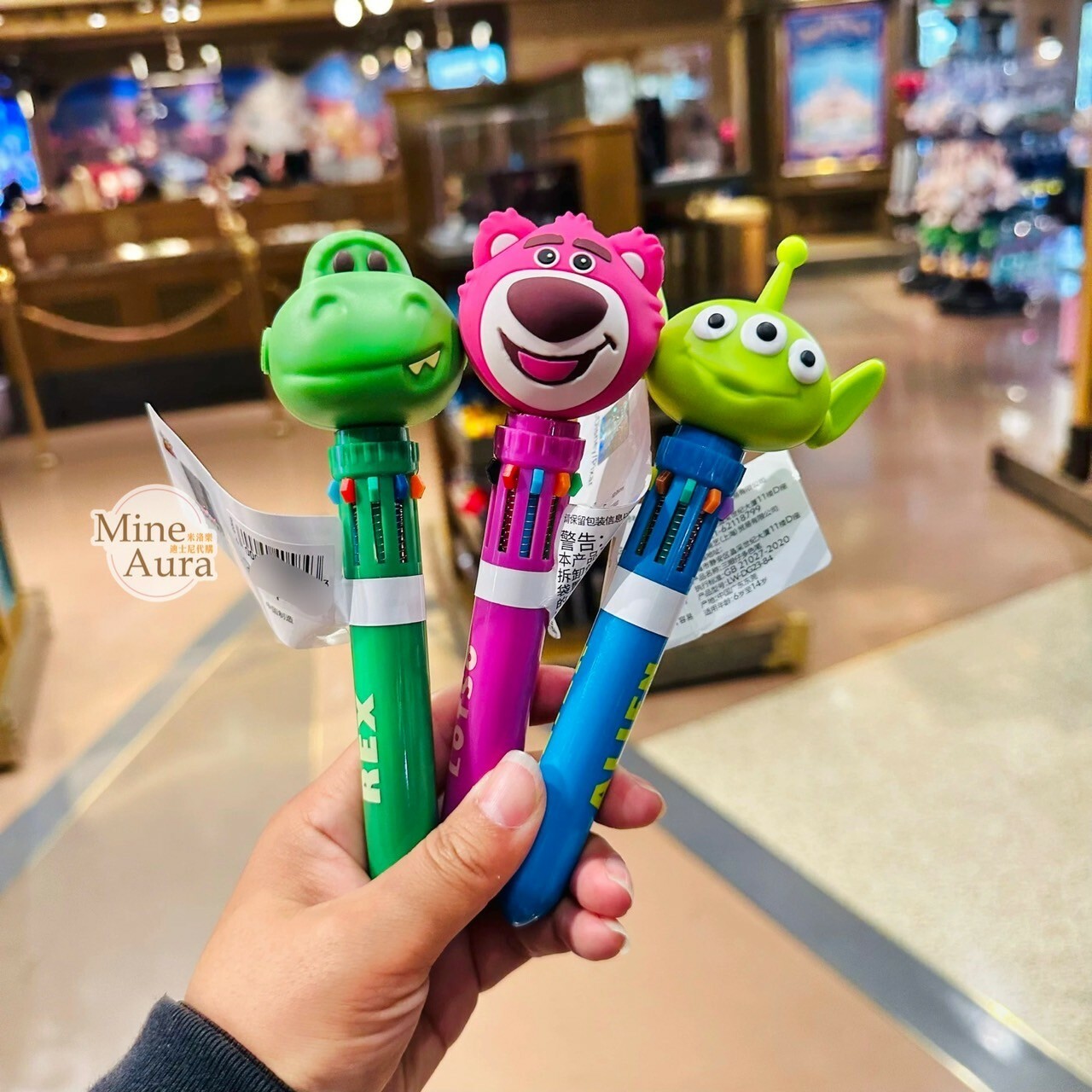三眼怪 Alien 大頭 造型 多色 圓珠筆 玩具總動員 Toy Story -上海迪士尼樂園