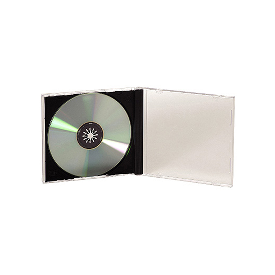 全透明黑底 1片2片CD 保存盒(厚度10MM厚的).壓克力材質~