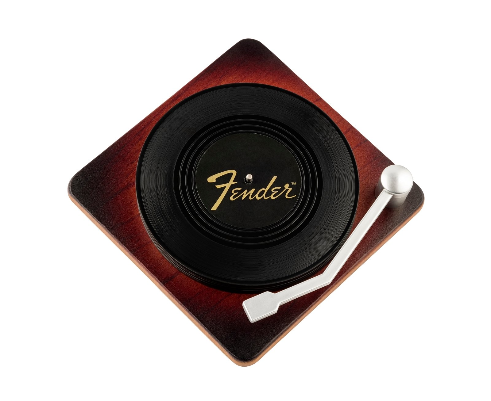 Fender Fender Sunburst 黑膠唱盤杯墊組 第 3 張圖片｜三峽吉他 / Bass