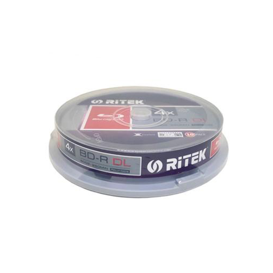 RITEK BD-R DL 4X 10片桶裝
