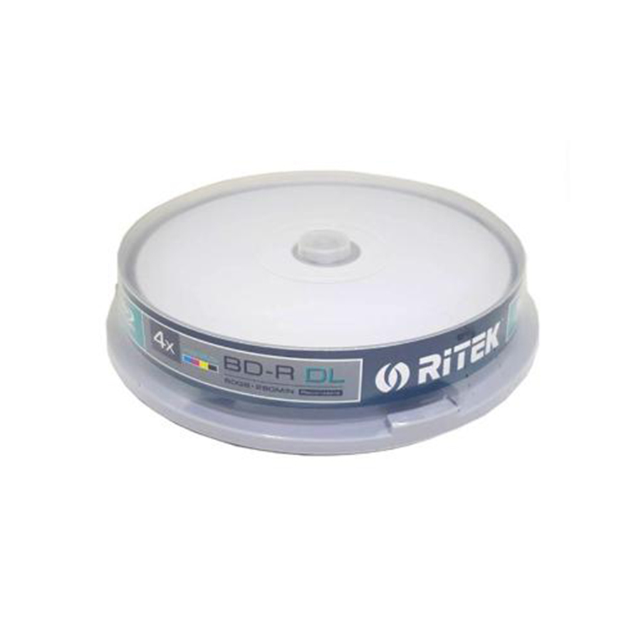 RITEK BD-R DL 4X可印 10片桶裝