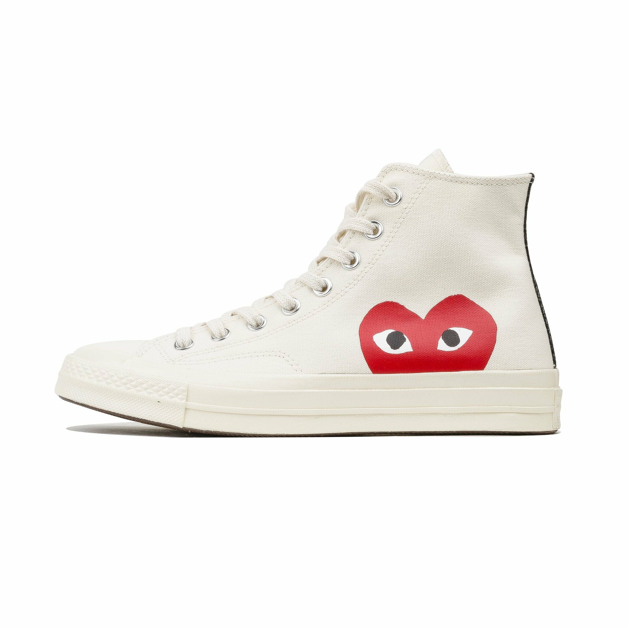 【逢甲FUZZY】Converse CDG PLAY 川久保玲 1970 白 大愛心 高筒 低筒 150207C 150205C