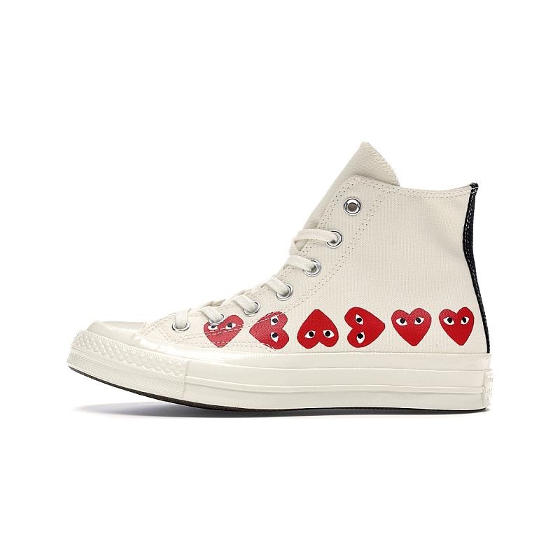 【逢甲FUZZY】Converse CDG PLAY 川久保玲 1970 白 多愛心 高筒 低筒 162975C 162972C