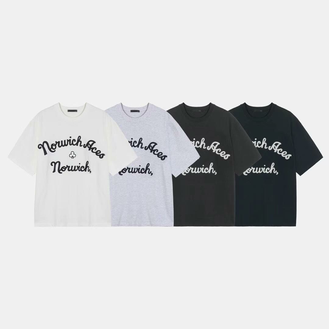 韓國直送  Norwich Aces 刺繡字體 梅花  短tee korea 🇰🇷🇰🇷