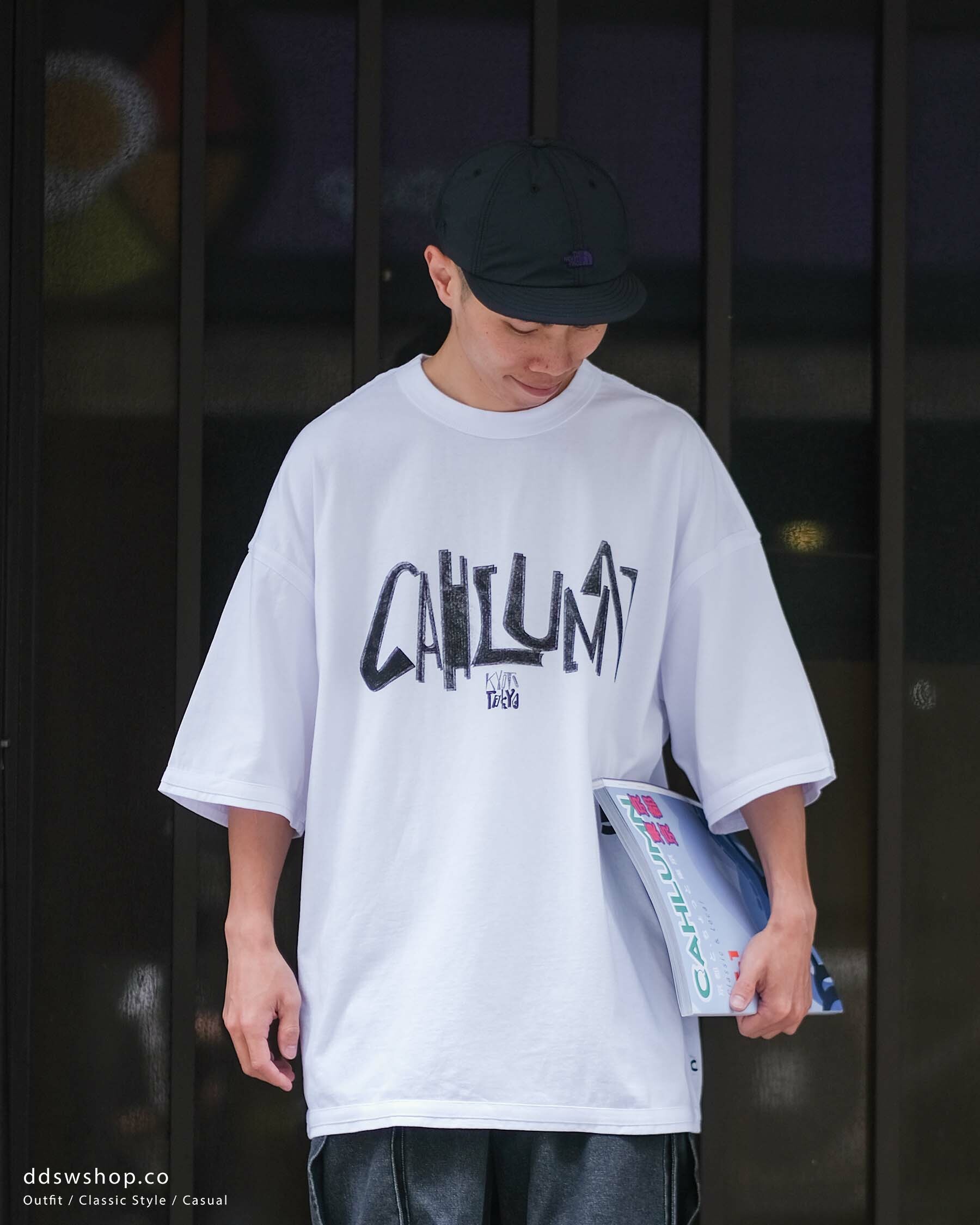 "現貨+代購” Cahlumn 短袖 ZINE5.1＋CAHLUMN LOGO Reversible T-Shirt 重磅 雙面穿 附雜誌
