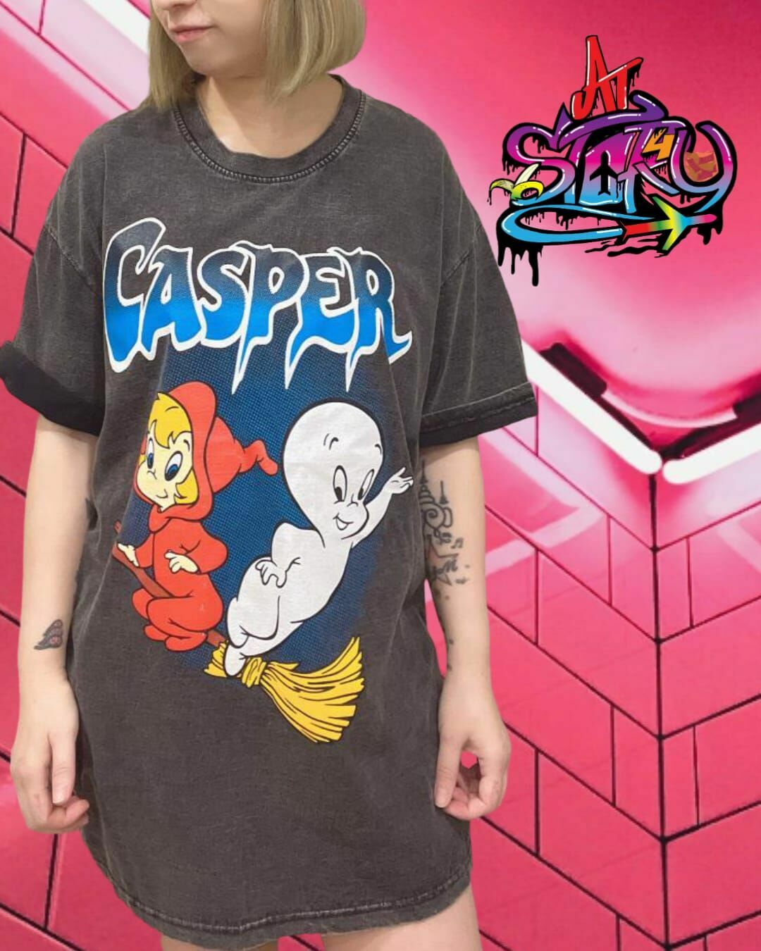 🇹🇭 泰國 洗水 T-Shirts  (鬼馬小精靈/哈哈笑) (T4/545)