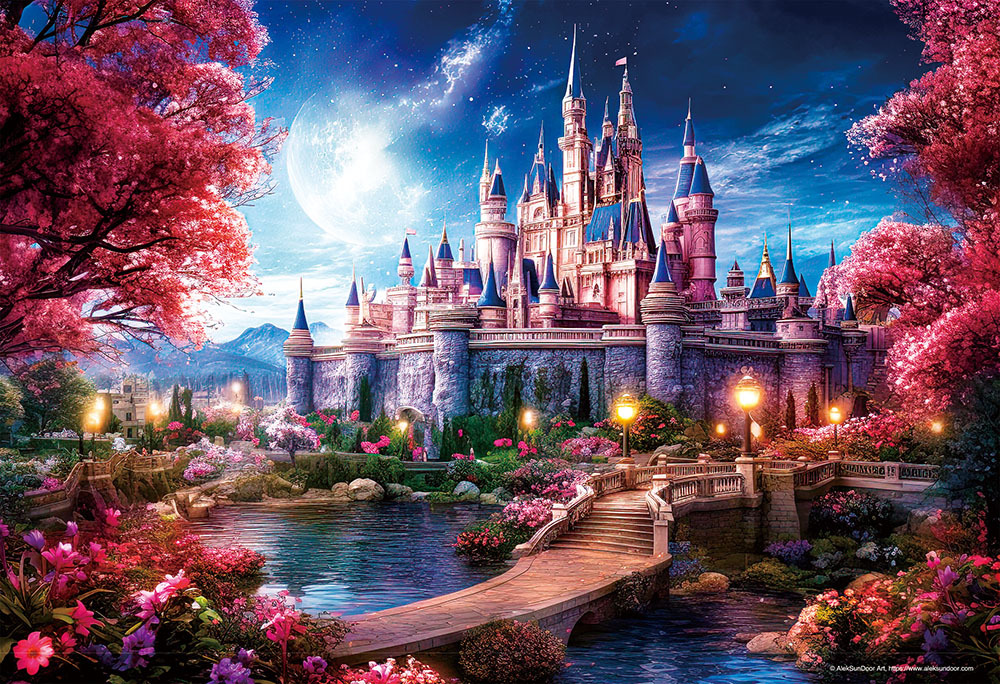 月亮上閃耀的花園 (迷你尺寸)