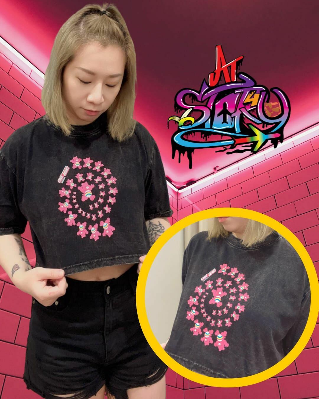 🇹🇭 泰國 短身洗水 T-Shirts  (T4/546)