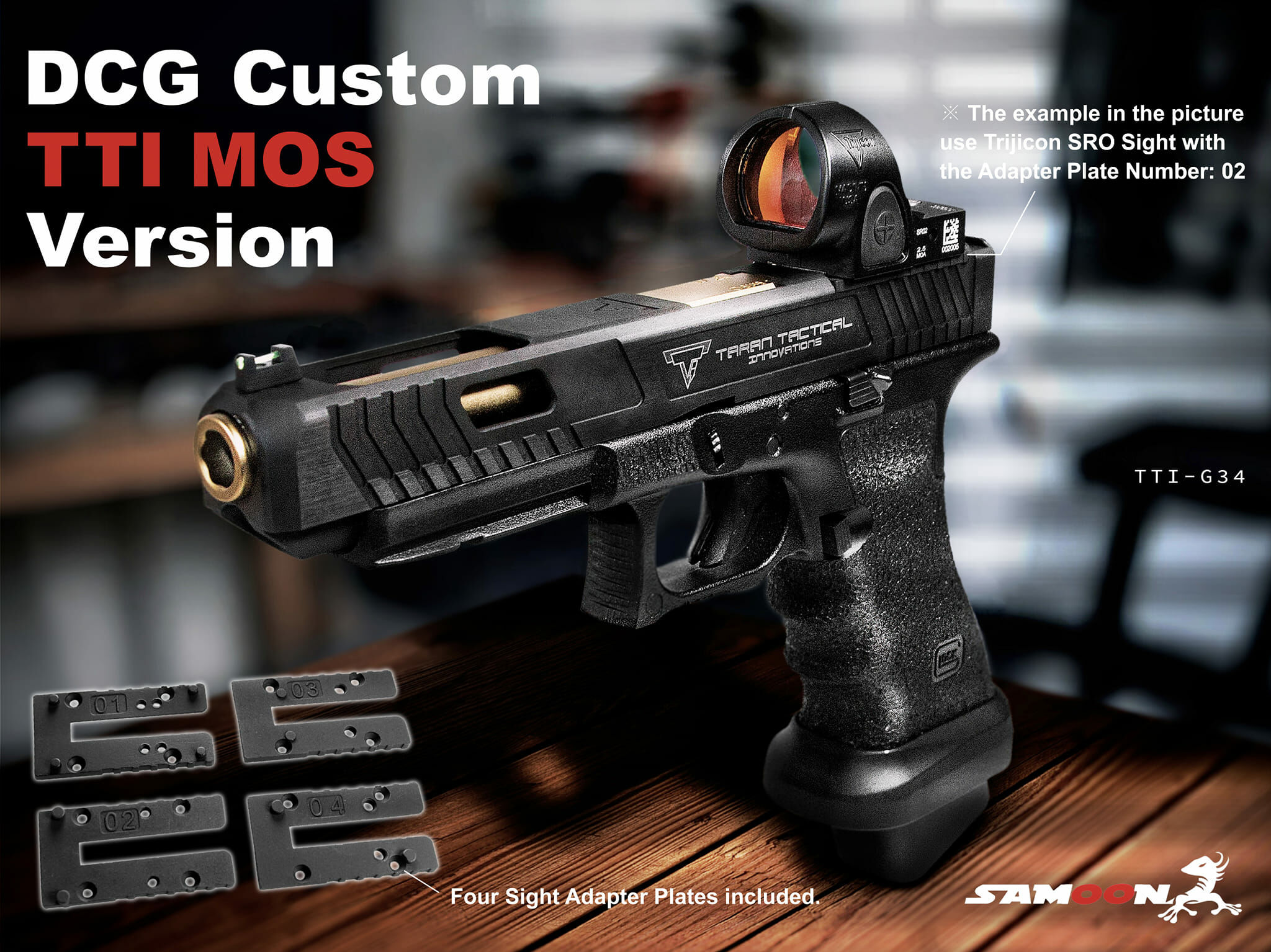 DCG Custom - EMG TTI Combat Master G34 MOS AIRSOFT GBB