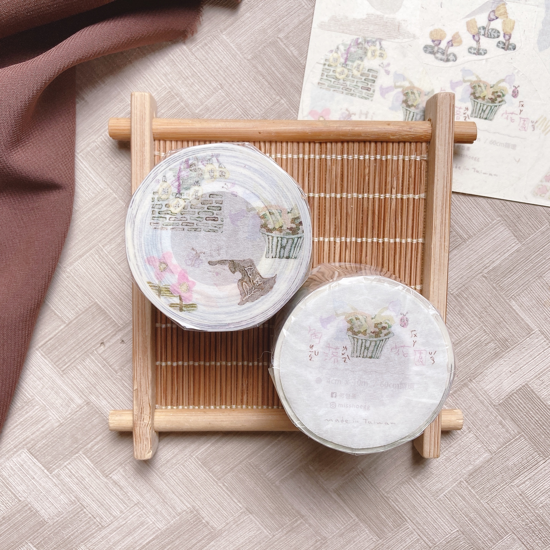 何包蛋｜角落花園 紙膠帶