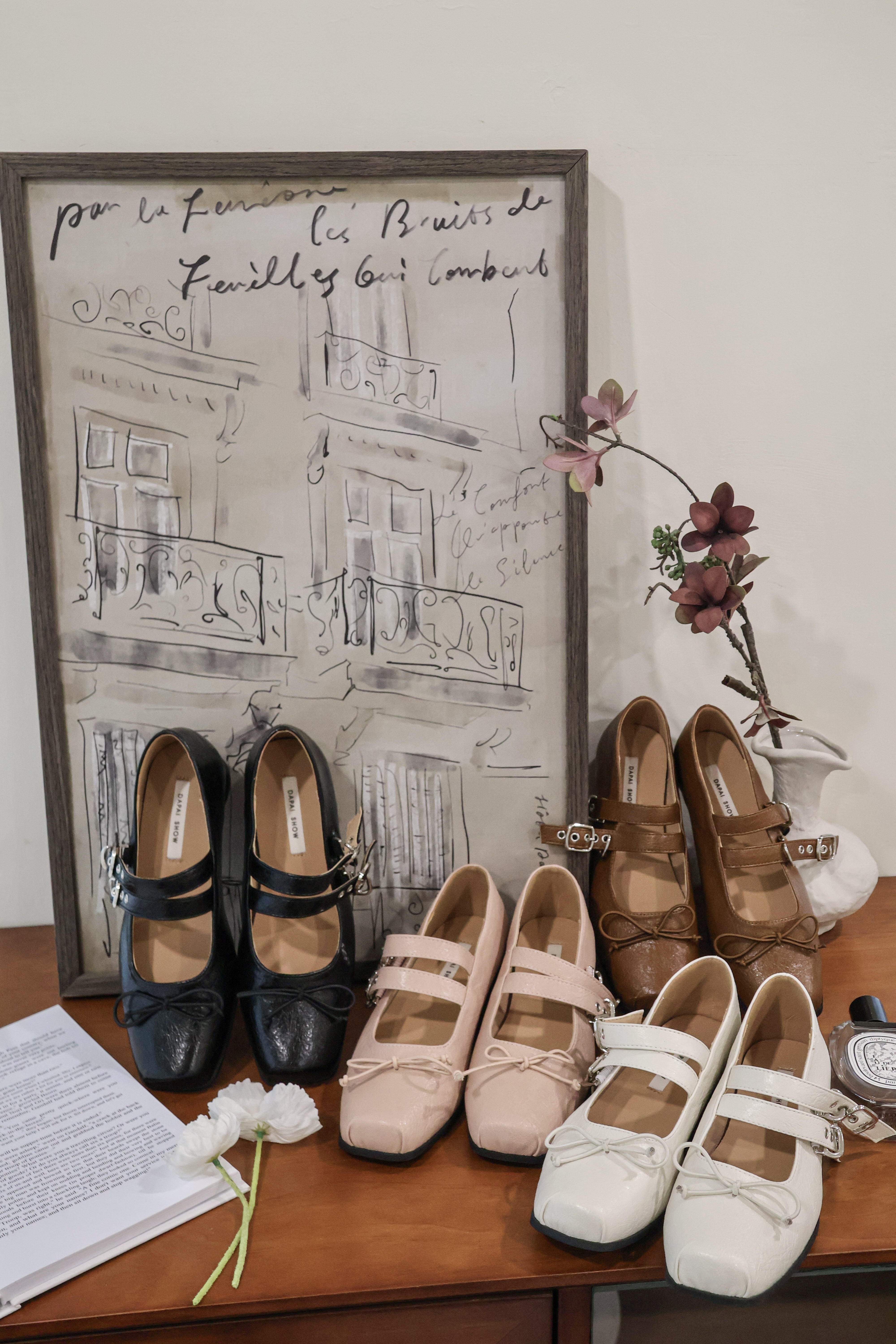 法式芭蕾🩰方頭瑪莉珍鞋