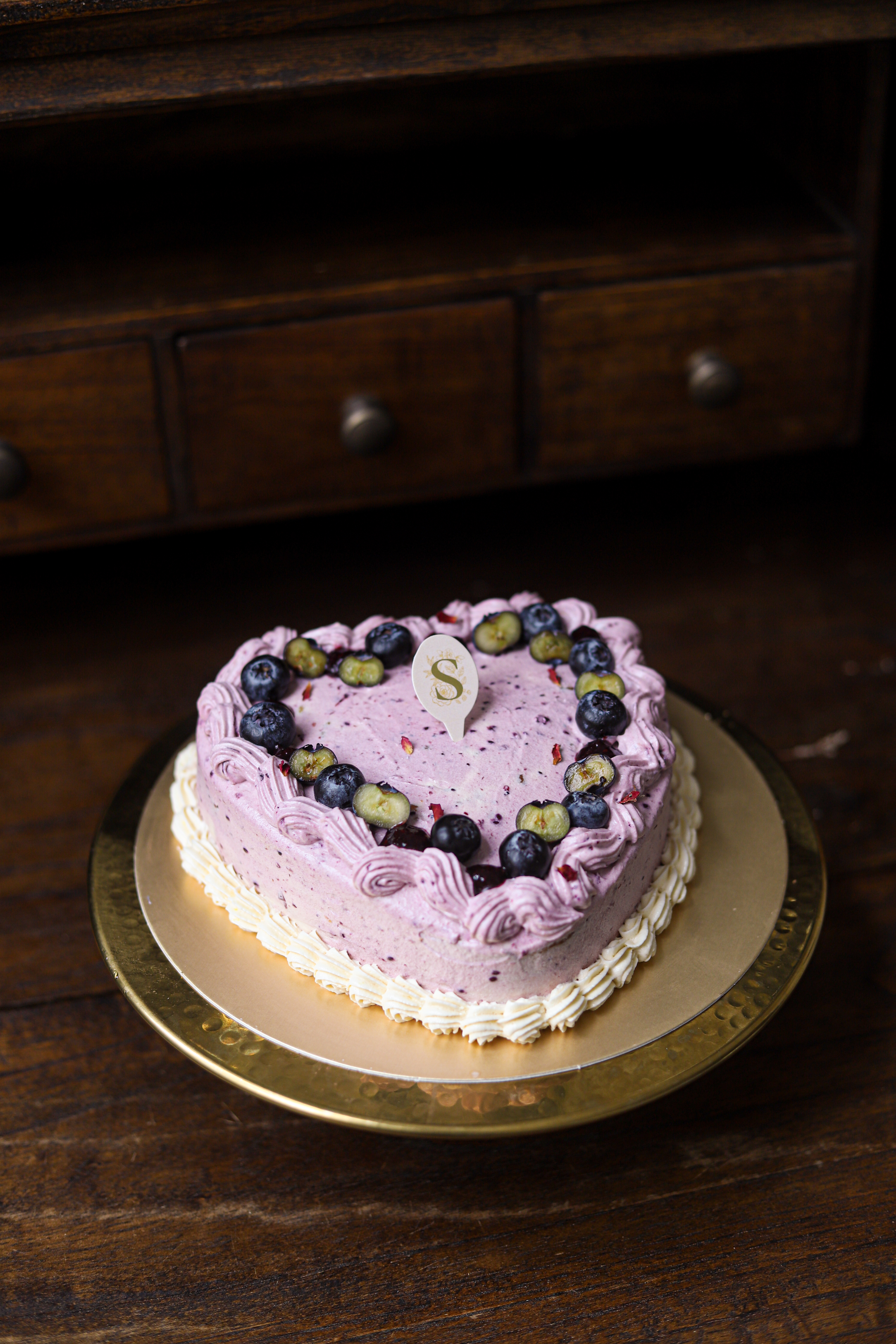 沁檸藍莓低醣蛋糕