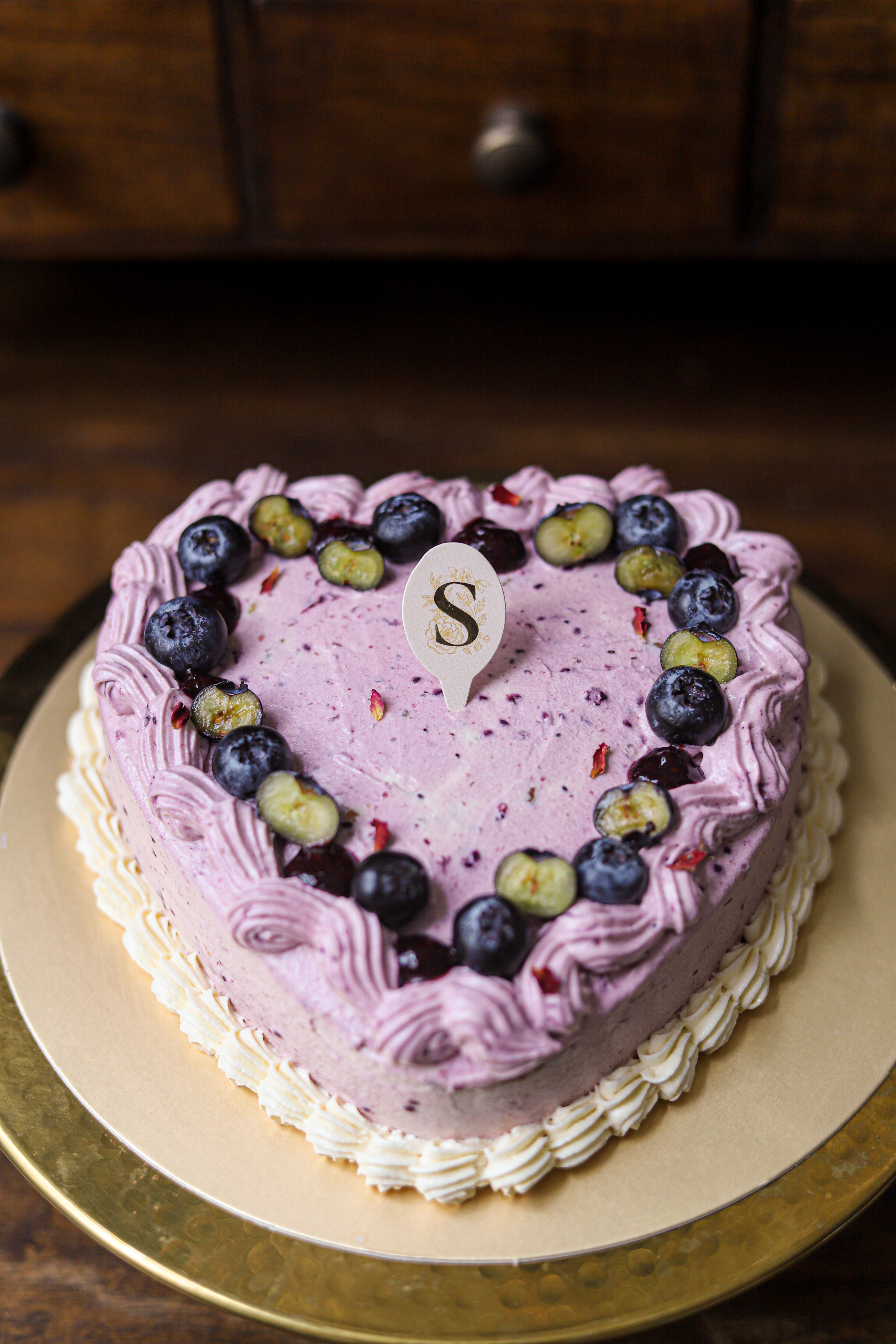 沁檸藍莓低醣蛋糕