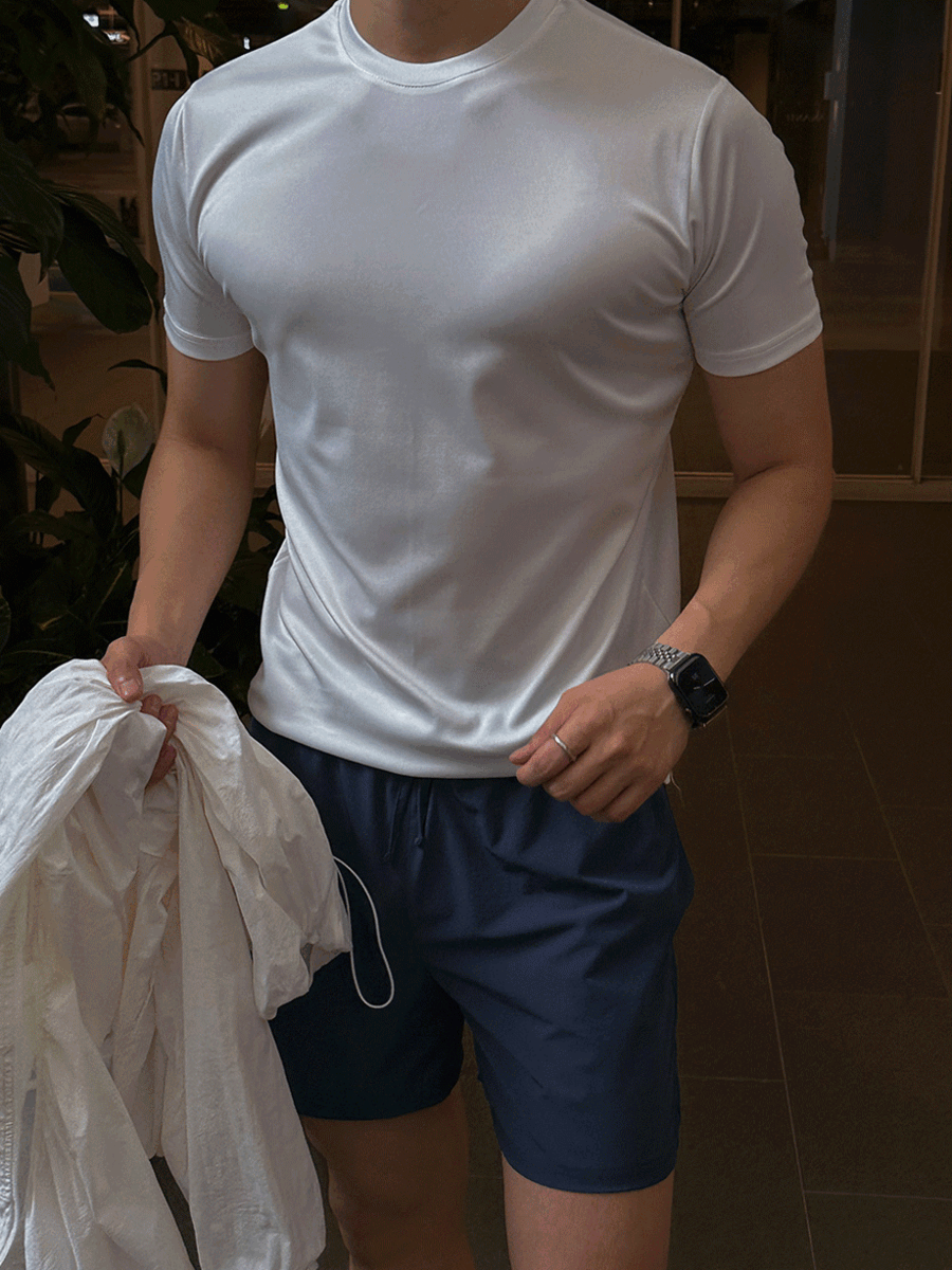 高張力圓領短袖T恤
