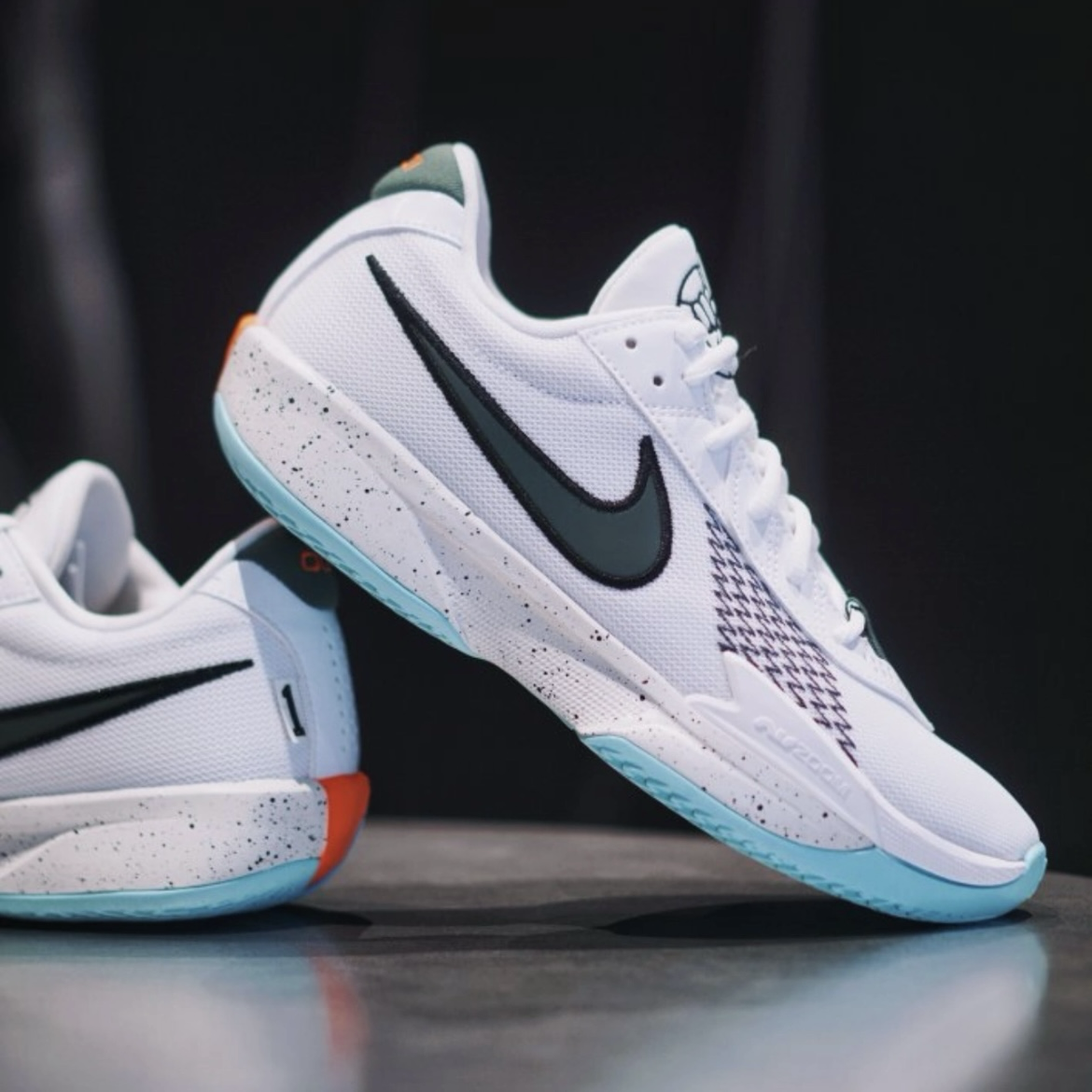 Nike Air Zoom GT Cut Academy EP CHBL 白淺藍 黑勾 緩震 實戰籃球鞋