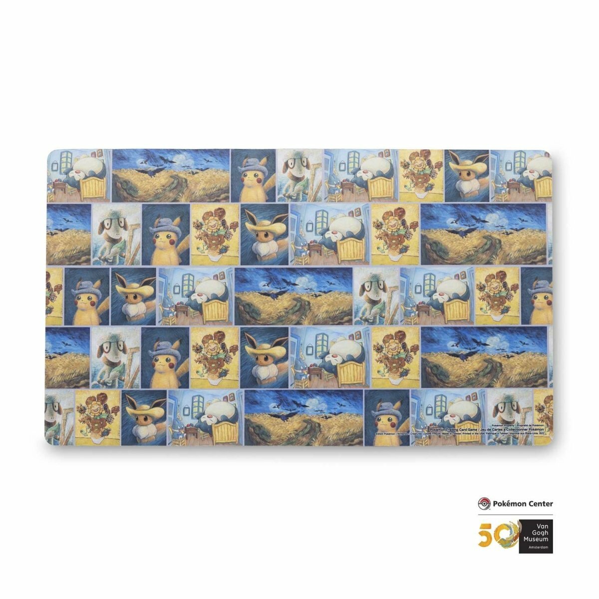 Pokemon Card Game 卡墊 Pokémon Inspired by Paintings from the Van Gogh Museum Playmat