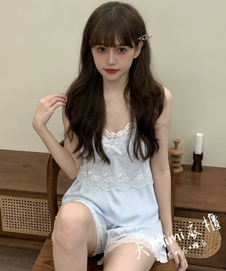 褲裝-居家蕾絲睡衣