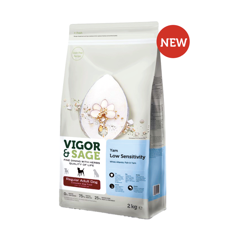 Vigor & Sage® | 山藥 亞特蘭提斯白魚 低敏健脾 成犬糧 2kg