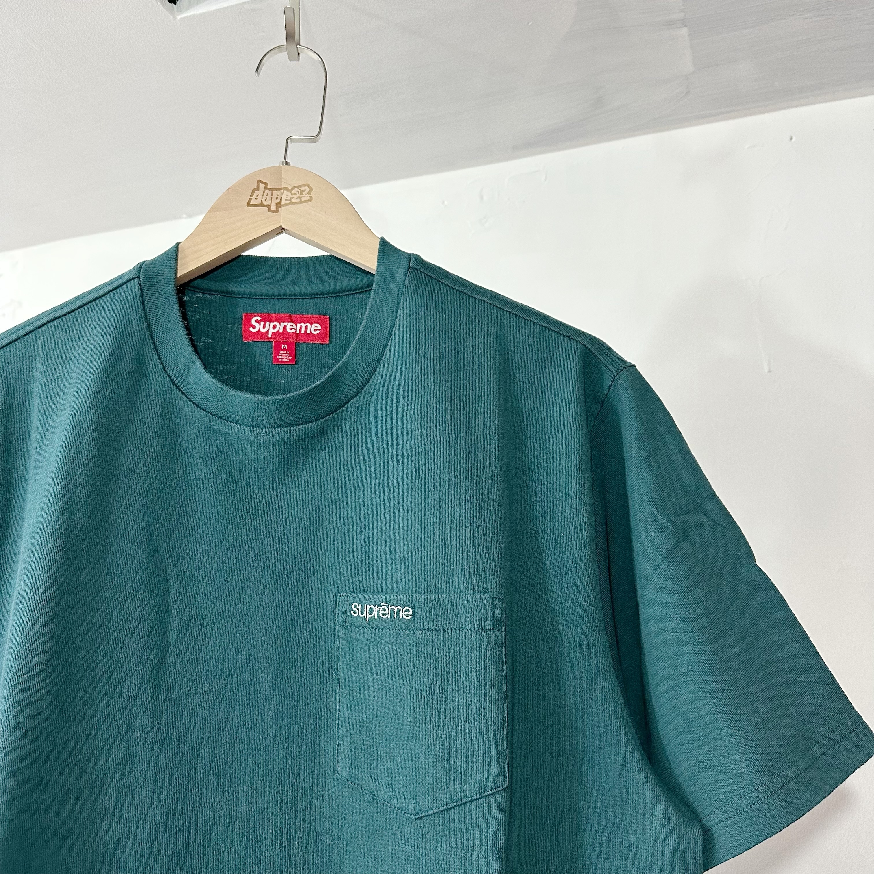 Supreme S/S Pocket Tee Teal