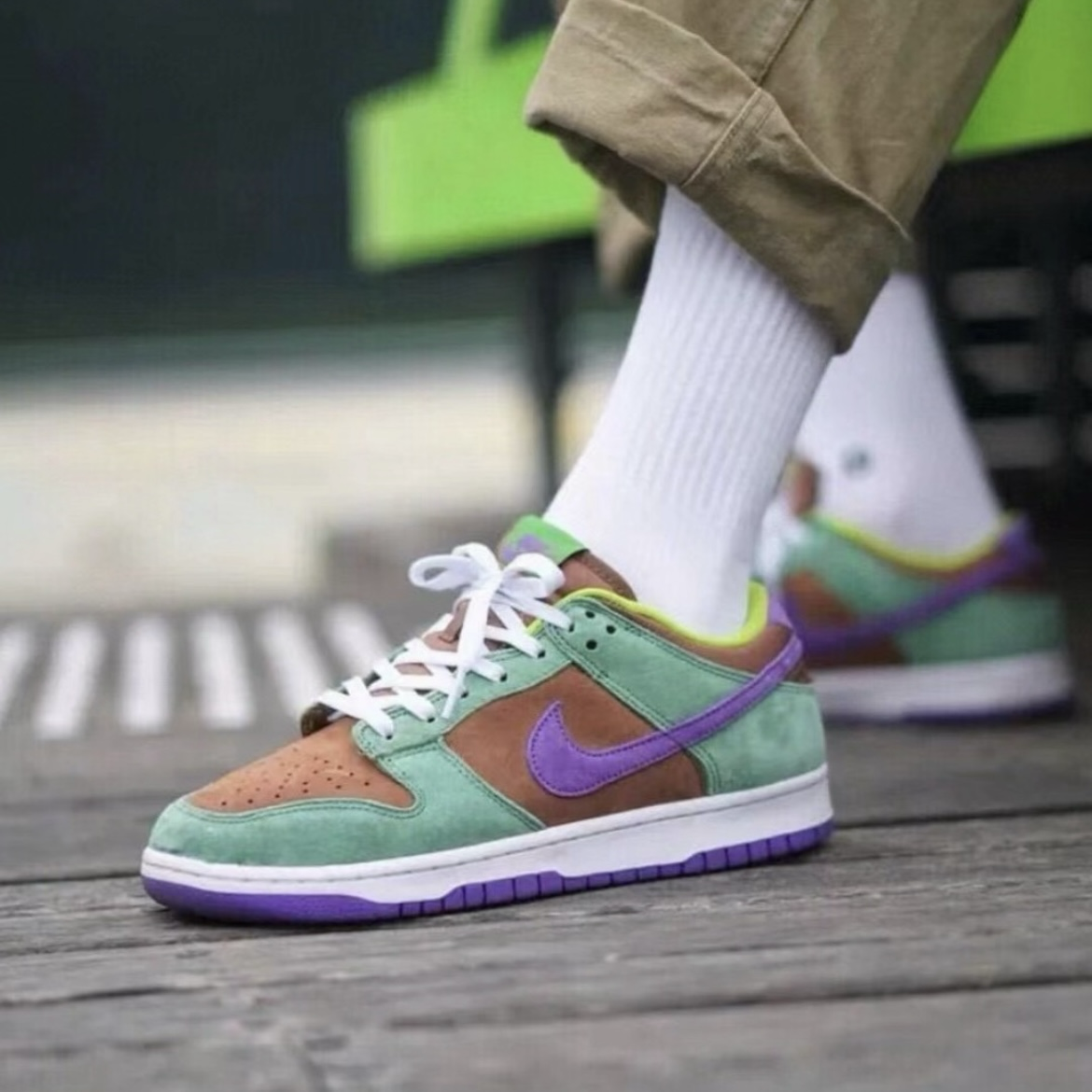 Nike Dunk Low SP Veneer 復古棕 綠紫 醜小鴨 麂皮