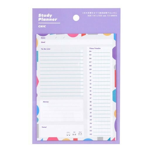 chic 行程計畫 To-do 便利貼|日本Greeting Life