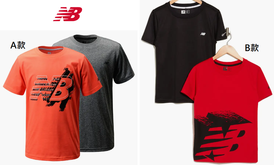 【預購】NEW BALANCE F041951 大童TEE 2件套組