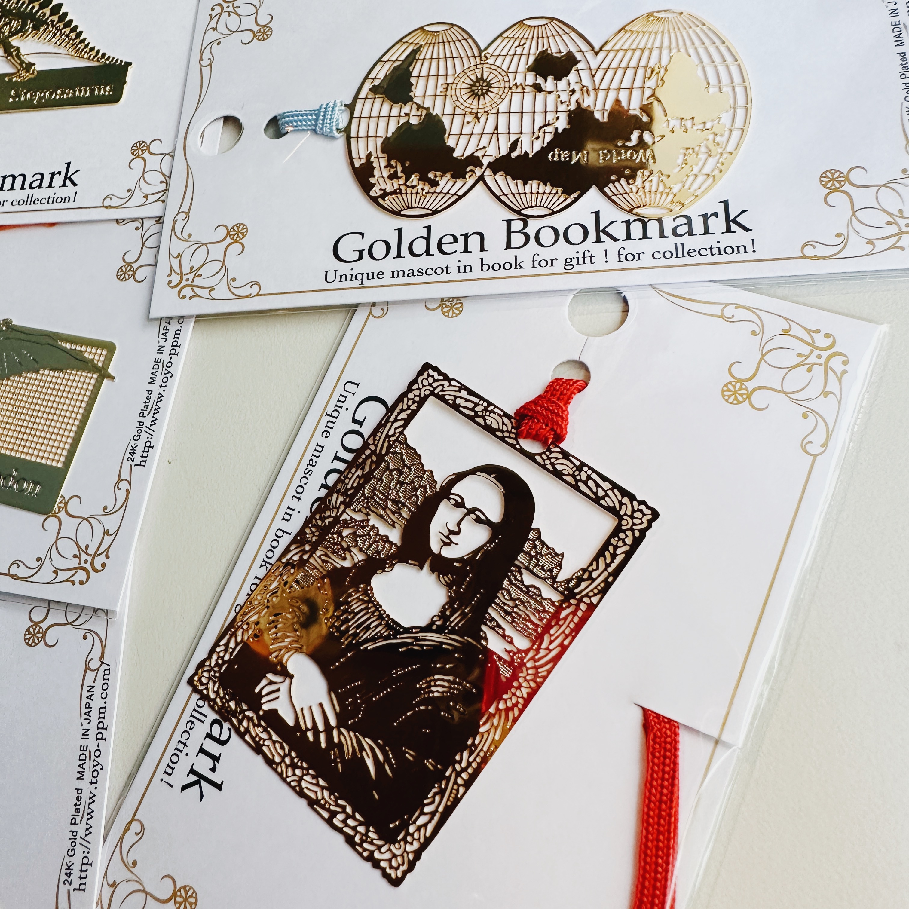 蒙娜麗莎 金屬書籤｜日本東洋精密工業