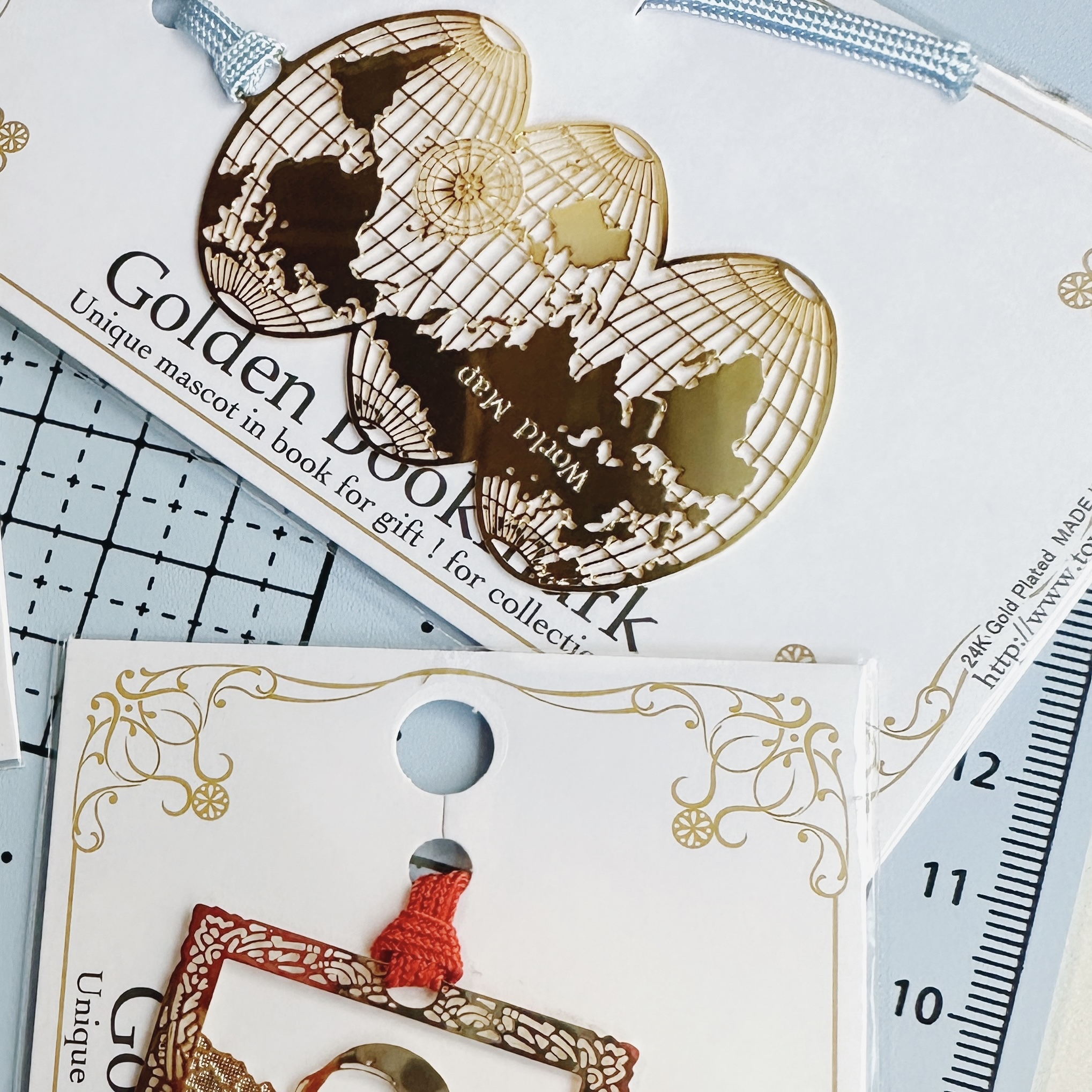 世界地圖 金屬書籤｜日本東洋精密工業