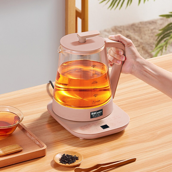 Korea B&C household multi-functional large-capacity 1.8L glass health kettle fully automatic office tea boiling kettle (B0197)